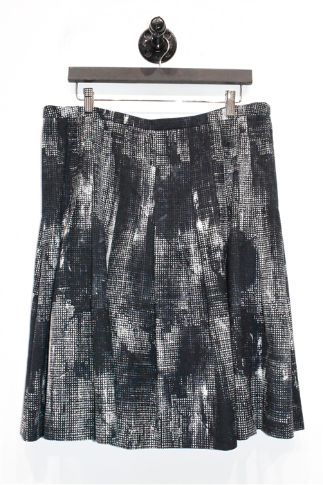 Abstract Print Akris - Punto A-Line Skirt, size 14