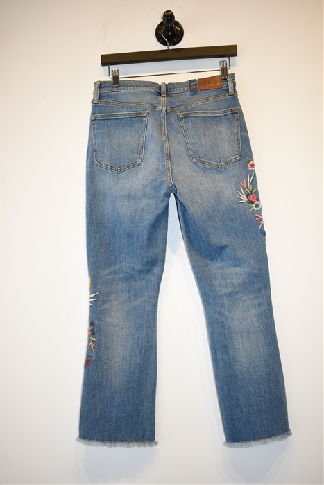 Faded Denim Johnny Was Boot-Cut Jean, size 27