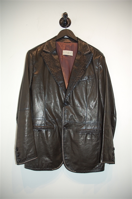 Ebony Gimo's Leather Blazer, size L