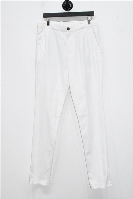 Soft White Brunello Cucinelli Trousers, size 34