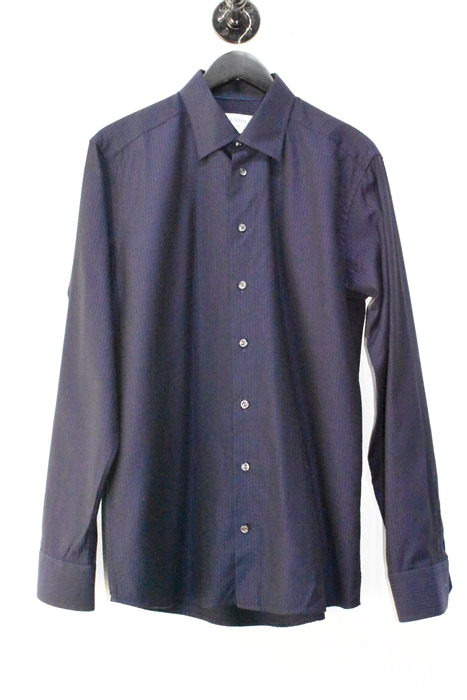 Navy Eton Button Shirt, size L