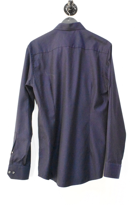 Navy Eton Button Shirt, size L