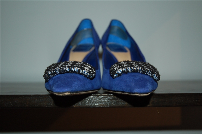 Royal Blue Dior Pumps, size 8