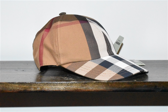 Check Burberry Cap, size O/S