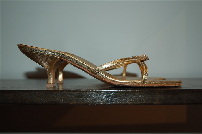 Gold Prada Sandal, size 7.5