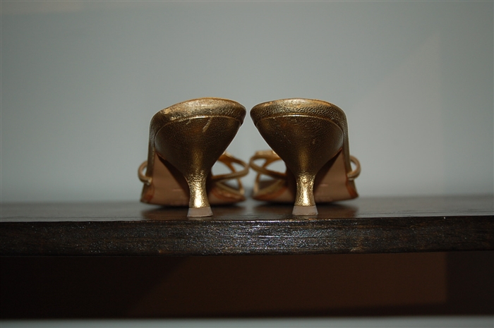 Gold Prada Sandal, size 7.5