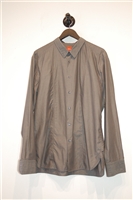 Dark Silver Hugo Boss - Boss Button Shirt, size 2XL