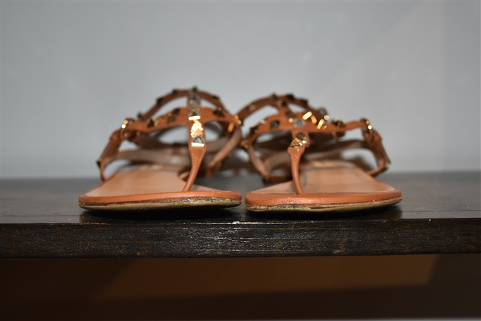 Warm Brown Valentino Sandal, size 8