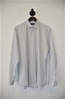 White Stripe Ralph Lauren - Black Label Button Shirt, size L