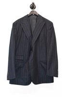 Navy Stripe Pal Zileri Two-Piece Suit, size 44