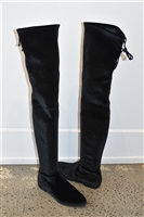 Black Velvet Stuart Weitzman Tall Boots, size 7