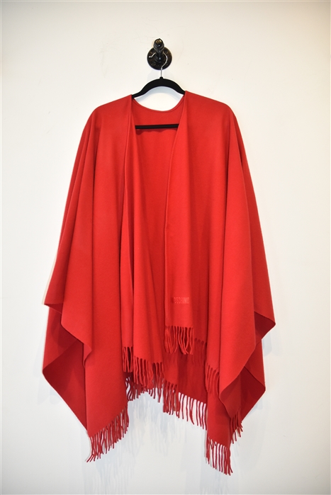 Bright Red Moschino - Boutique Shawl, size O/S