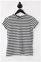 Navy Stripe Vince T-Shirt, size XS