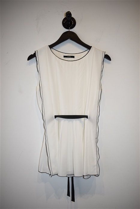 Bright White Seventy Sleeveless, size 6