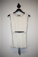 Bright White Seventy Sleeveless, size 6