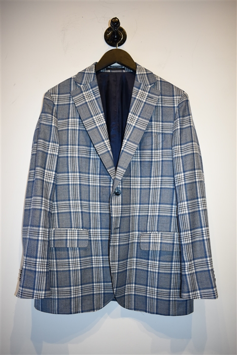 Blue Check L.B.M. 1911 Sport Coat, size 40
