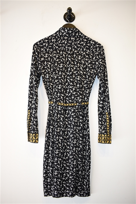 Black & White Diane von Furstenberg Shirt Dress, size 8