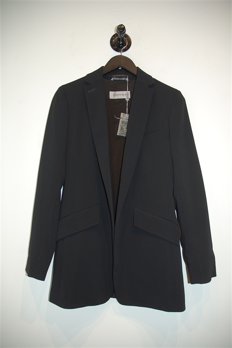 Basic Black Sportmax Long Blazer, size 6