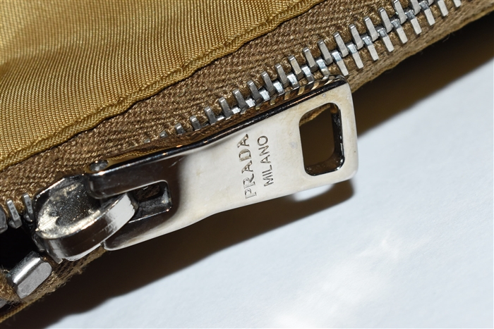 Bronze Prada Shoulder Bag, size S