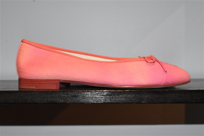 Pink & Peach Chanel Ballet Flats, size 9