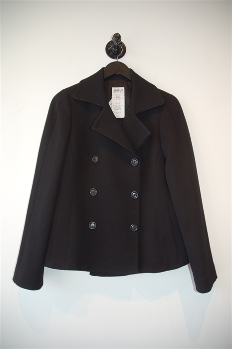 Basic Black Armani Collezioni Jacket, size 10