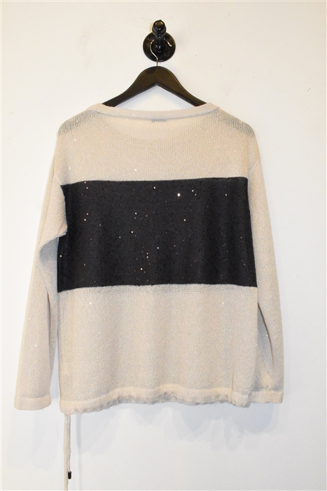 Pale Beige Brunello Cucinelli Pullover, size M