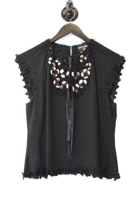 Black Chanel Sleeveless, size M