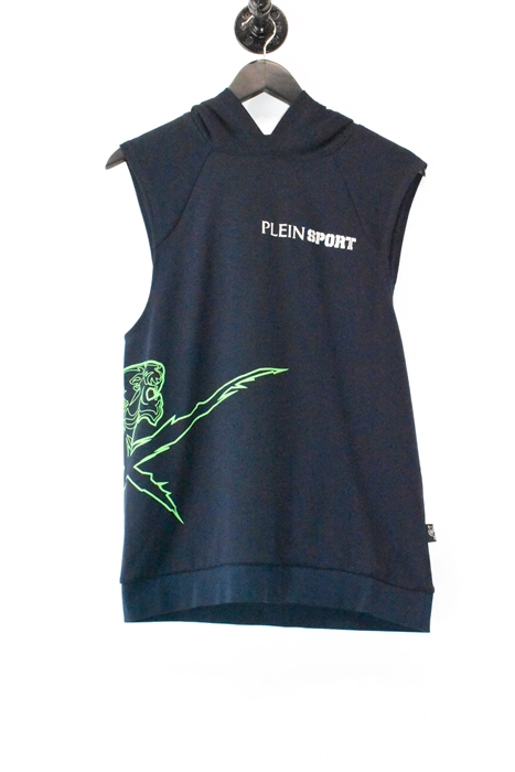 Navy Philipp Plein Tank Top, size S