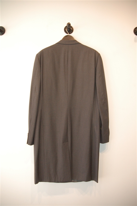 Dark Steel Gianni Versace - Vintage Overcoat, size 2XL