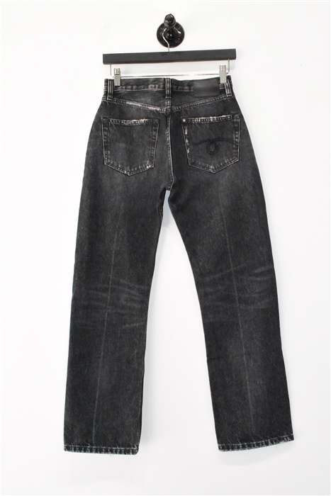 Faded Black R13 Slim-leg Jean, size 26