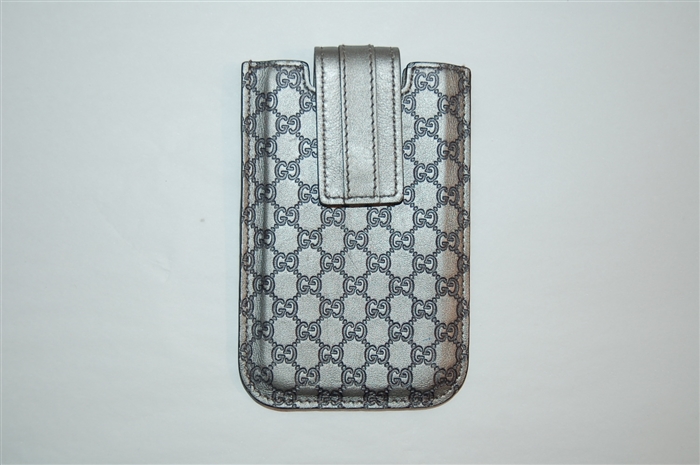 Dark Silver Gucci Phone Case, size O/S