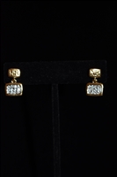 Gold Nina Ricci - Vintage Earrings, size O/S