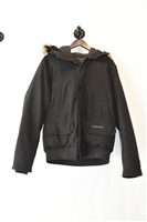 Basic Black Canada Goose Bomber Jacket, size M