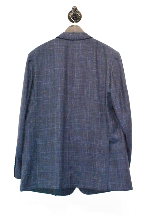 Blue Check Pal Zileri Two-Piece Suit, size 44
