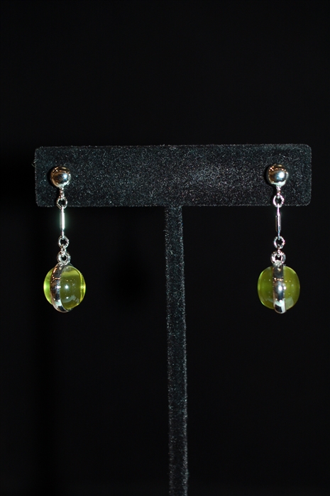 Rhodium Nina Ricci Earrings, size O/S