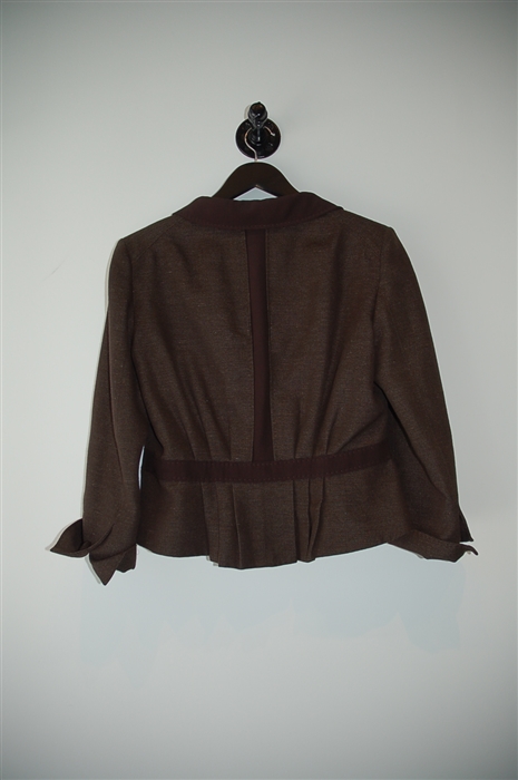 Chocolate Alberta Ferretti Blazer, size 8