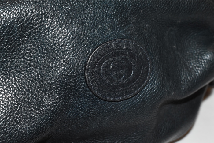 Navy Gucci - Vintage Shoulder Bag, size S