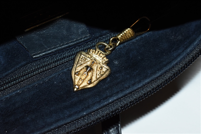 Navy Gucci - Vintage Shoulder Bag, size S
