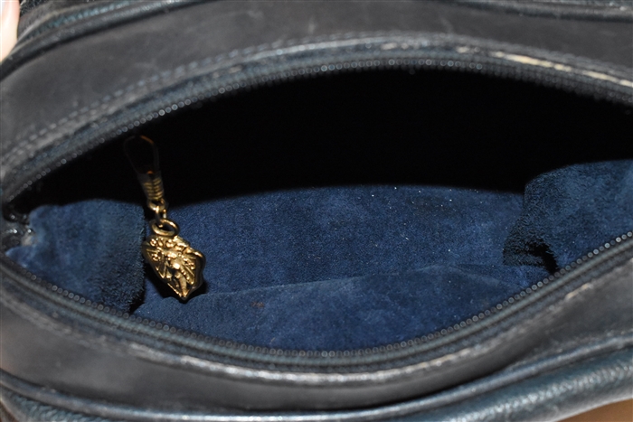 Navy Gucci - Vintage Shoulder Bag, size S
