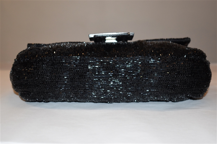 Sparkly Black Fendi Shoulder Bag, size S
