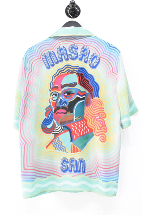 Print Casablanca Cuban Shirt, size S