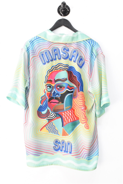 Print Casablanca Cuban Shirt, size S