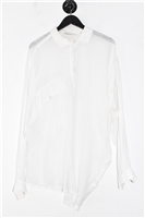 Soft White Gianni Versace - Vintage Shirt, size L