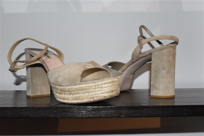 Taupe Miu Miu Sandal, size 10
