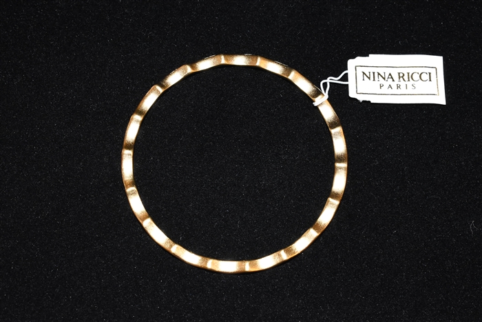 Gold Nina Ricci - Vintage Bangle, size O/S