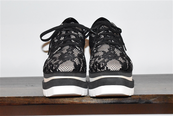 Black Lace Stella McCartney Creepers, size 9