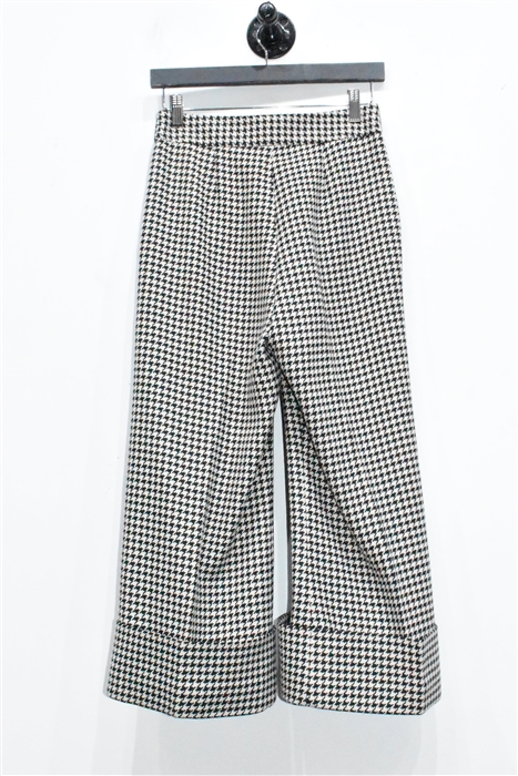 Houndstooth Smythe Cropped Trousers, size 4