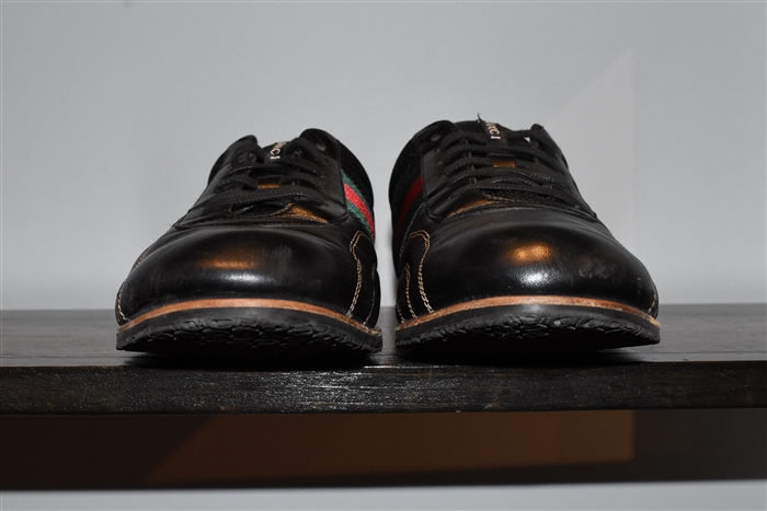Black Gucci Sneaker, size 11.5