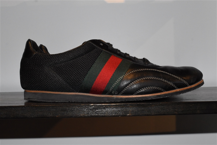 Black Gucci Sneaker, size 11.5