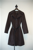 Basic Black Mackage Trench Coat, size M